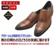 画像2:  REGAL(リーガル)GORE-TEX（ゴアテックス） 35HR BB 茶色（ブラウン）3E ストレートチップ 撥水 防水 革靴 メンズ用(男性用)本革（レザー）日本製 (2)