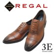画像1:  REGAL(リーガル)GORE-TEX（ゴアテックス） 35HR BB 茶色（ブラウン）3E ストレートチップ 撥水 防水 革靴 メンズ用(男性用)本革（レザー）日本製 (1)