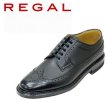 画像1: REGAL（リーガル） 2235N 黒色（ブラック）ウィングチップ 革靴 メンズシューズ ビジネスシューズ 本革（レザー) (1)
