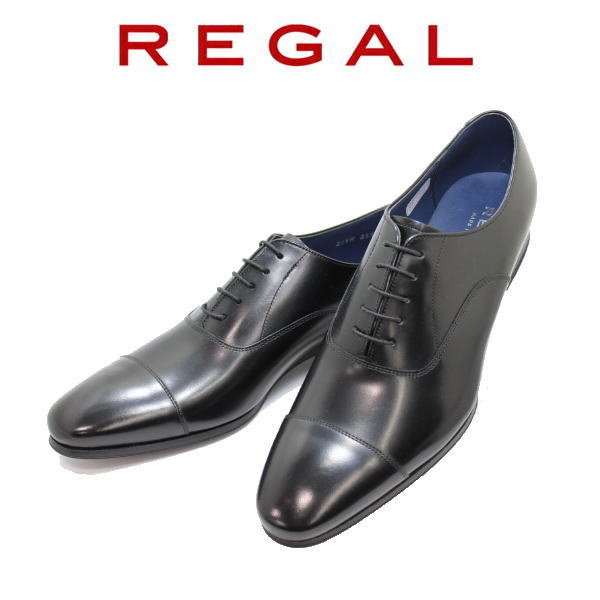 REGAL ビジネスシューズ 21VR BC 黒 ストレートチップ 革靴 メンズ