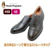 画像1:   ハッシュパピー HUSH-PUPPIES  メンズ 革靴 ストレートチップ M246NAT 黒 本革（レザー）4E ビジネスシューズ (1)