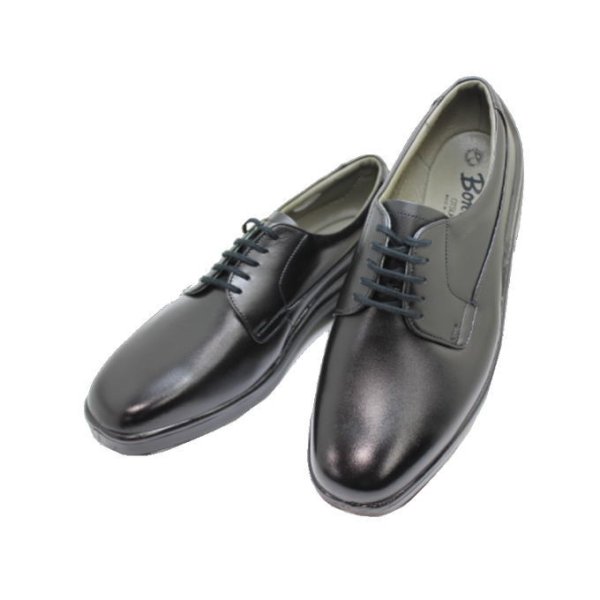 画像1: BONSTEP ボンステップ 2207 黒 4Ｅ 本革メンズビジネスシューズ 防水靴 ゆったりワイド【靴】 (1)