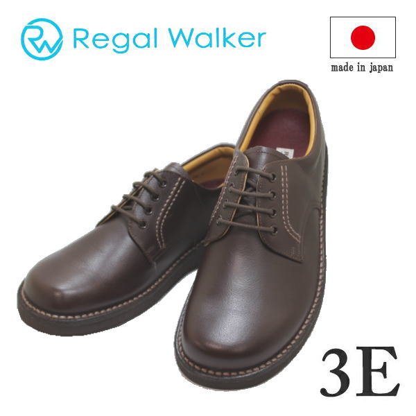 画像1: REGAL（リーガル）ウォーカーシューズ JJ23ダークブラウンAG 3E 革靴 メンズシューズ ビジネスシューズ 本革（レザー）日本製  (1)