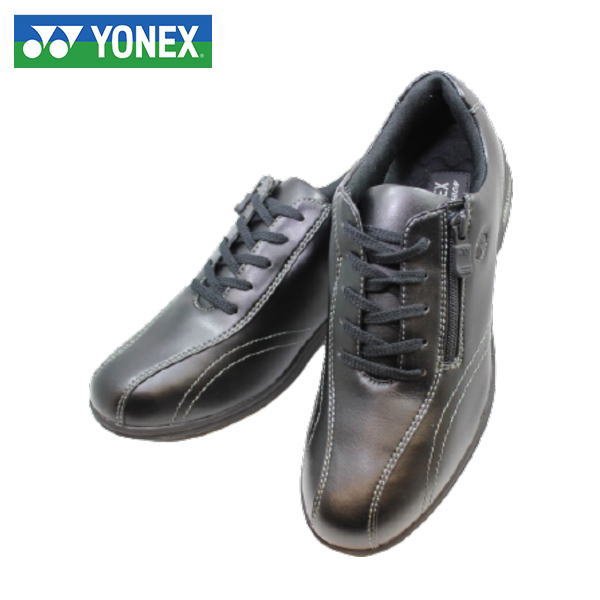 画像1: ウォーキングシューズ YONEX LC-30黒3.5E【レディース】【靴】  (1)