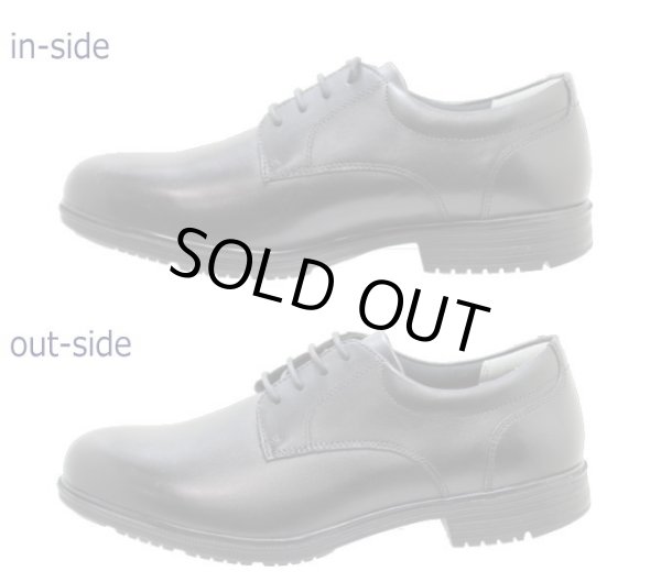 画像4: バランスワークス ムーンスター SPH4620 黒 4Ｅ 幅広 ビジネスシューズ ウォーキング シューズ プレーントゥー (4)