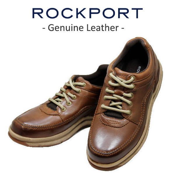 画像1: ROCKPORT ウォーキングシューズ ロックポート ワールドツアークラッシック CH3940 ブラウン (1)