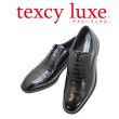 画像1: ビジネススニーカー メンズ アシックス商事TEXCY-LUXE TU7045 黒色 3E (1)