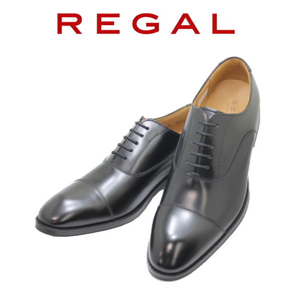 REGAL(リーガル)ストレートチップ>811R AL 黒（ブラック）革靴 本革
