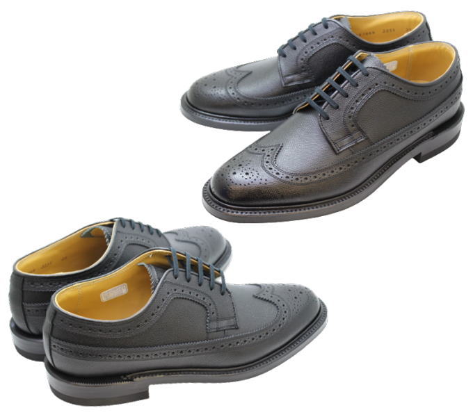 REGAL（リーガル） 2235N 黒色（ブラック）ウィングチップ 革靴 メンズシューズ ビジネスシューズ 本革（レザー)